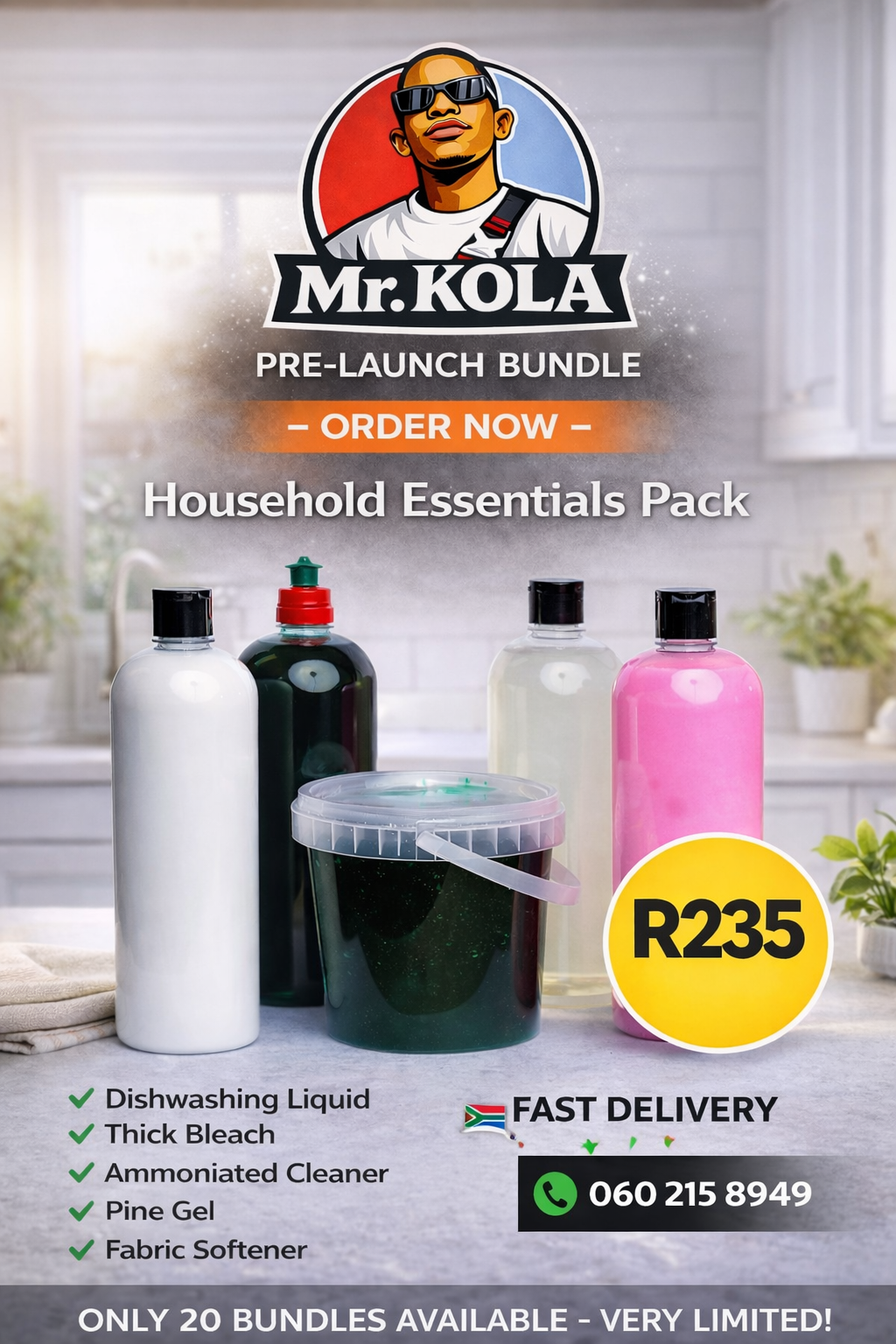 Household essentials pack